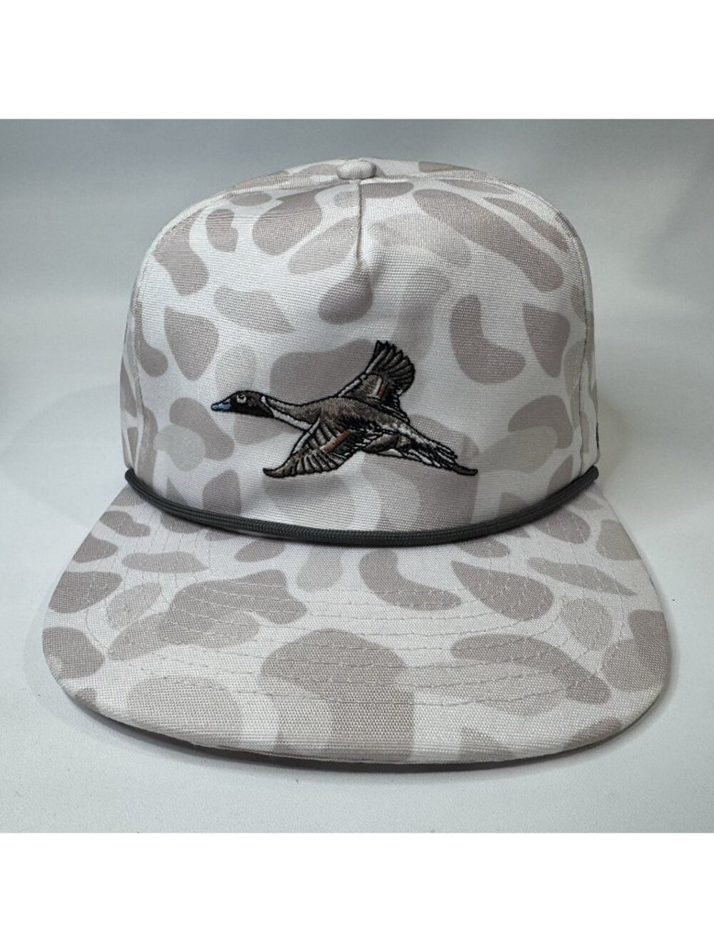 Southern String Hat Co October 2024 Mallard Duck Camo Rope Snapback Hat